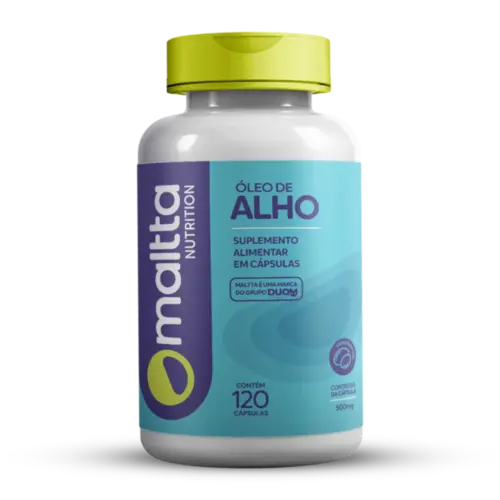 Óleo de Alho 500mg  Maltta Nutrition Duom -120 cápsulas