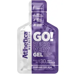 Energético Go! Recovery Gel Guaraná com açaí Atlhetica Nutrition - 30g