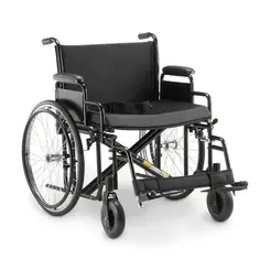 Cadeira de Rodas Dobrável Para Obeso 180 Kg assento 62 cm D500 Dellamed - 1 unidade