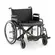 Cadeira de Rodas Dobrável Para Obeso 180 Kg assento 62 cm D500 Dellamed - 1 unidade