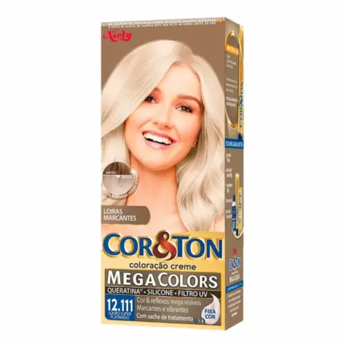 Tintura Creme Niely 12.111 Louro Super Platinado Cor&Ton - 1 Unidade